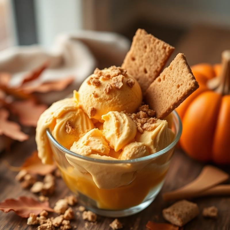 Pumpkin Pie ice cream at Mount Molson Dairy Bar
